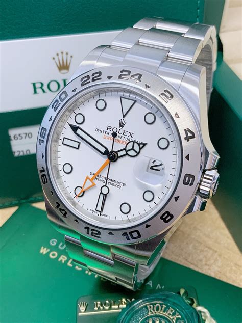 Rolex explorer ii white dial